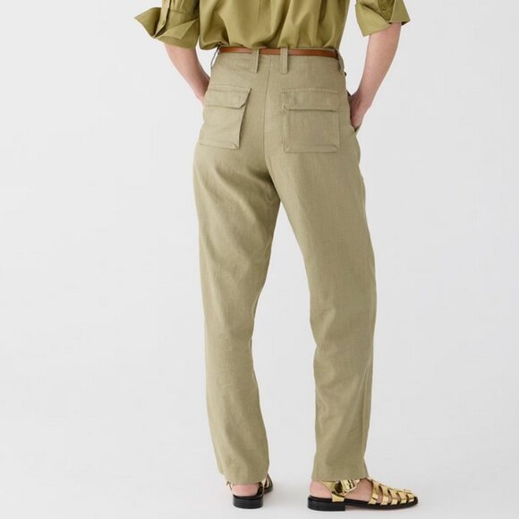 J. Crew Seaside cargo pant in linen-TENCEL™ lyocell blend 20 - Picture 2 of 8